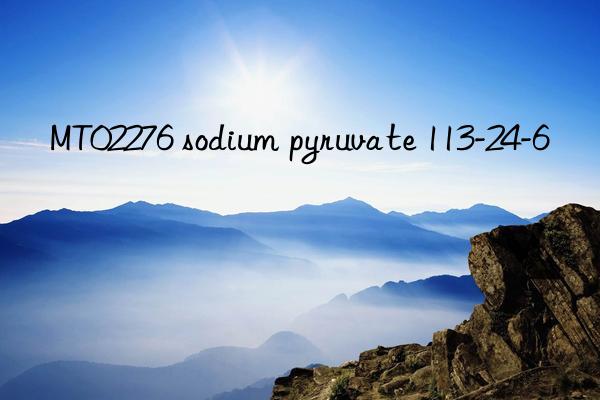mt02276 sodium pyruvate 113-24-6