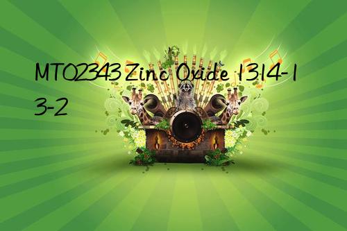 mt02343 zinc oxide 1314-13-2
