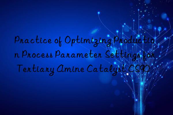 practice of optimizing production process parameter settings for tertiary amine catalyst cs90