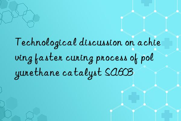 technological discussion on achieving faster curing process of polyurethane catalyst sa603