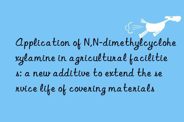 application of n,n-dimethylcyclohexylamine in agricultural facilities: a new additive to extend the service life of covering materials
