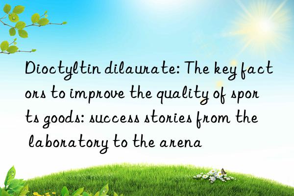 dioctyltin dilaurate: the key factors to improve the quality of sports goods: success stories from the laboratory to the arena