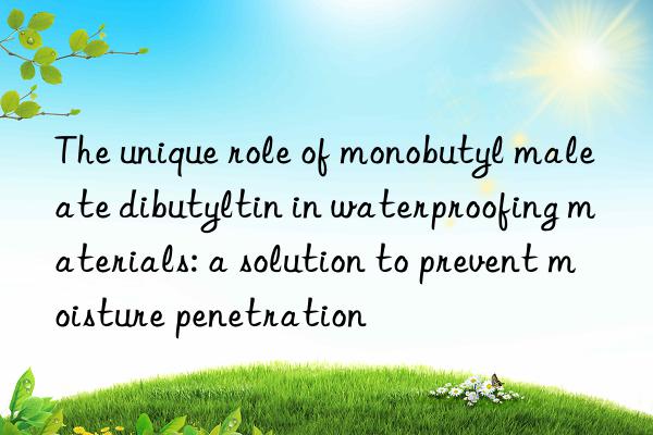 the unique role of monobutyl maleate dibutyltin in waterproofing materials: a solution to prevent moisture penetration