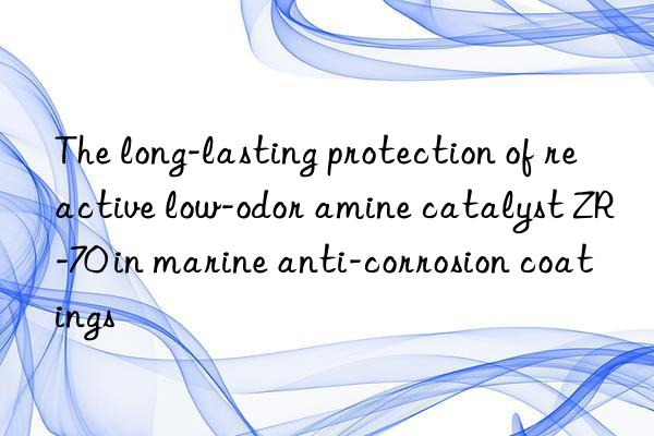 the long-lasting protection of reactive low-odor amine catalyst zr-70 in marine anti-corrosion coatings