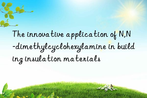the innovative application of n,n-dimethylcyclohexylamine in building insulation materials