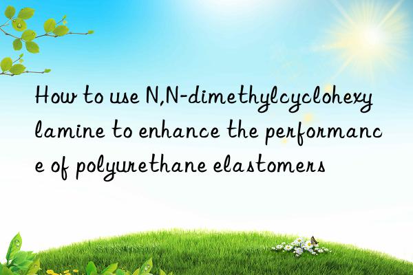 how to use n,n-dimethylcyclohexylamine to enhance the performance of polyurethane elastomers