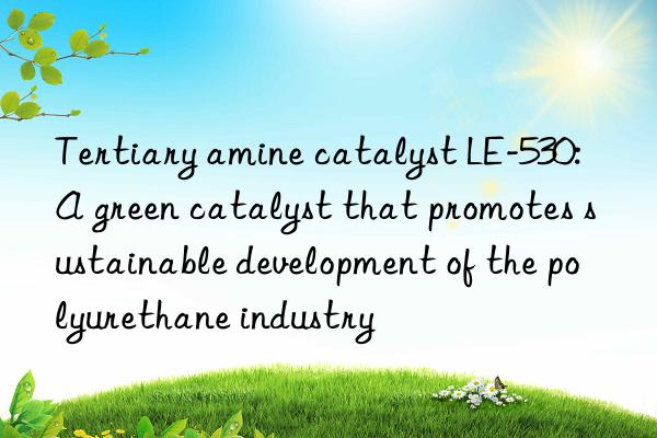 tertiary amine catalyst le-530: a green catalyst that promotes sustainable development of the polyurethane industry