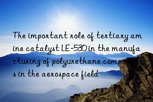 the important role of tertiary amine catalyst le-530 in the manufacturing of polyurethane components in the aerospace field