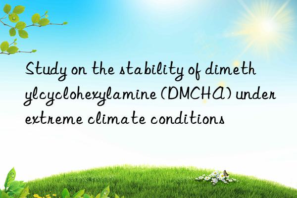 study on the stability of dimethylcyclohexylamine (dmcha) under extreme climate conditions