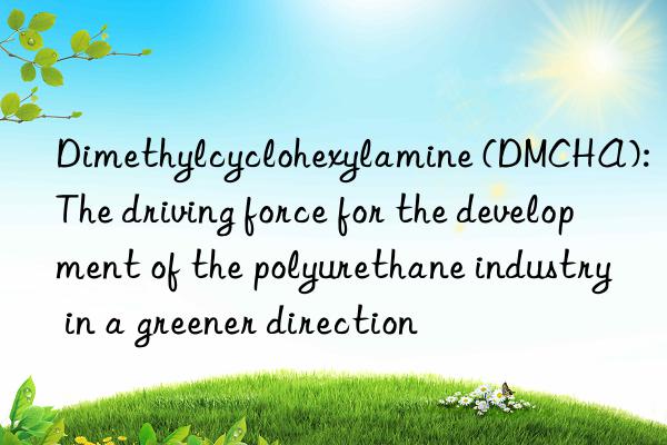 dimethylcyclohexylamine (dmcha): the driving force for the development of the polyurethane industry in a greener direction
