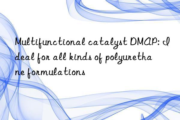 multifunctional catalyst dmap: ideal for all kinds of polyurethane formulations