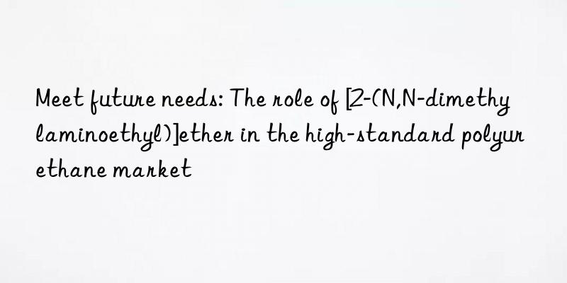 meet future needs: the role of [2-(n,n-dimethylaminoethyl)]ether in the high-standard polyurethane market