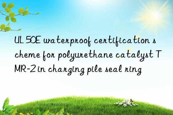 ul 50e waterproof certification scheme for polyurethane catalyst tmr-2 in charging pile seal ring