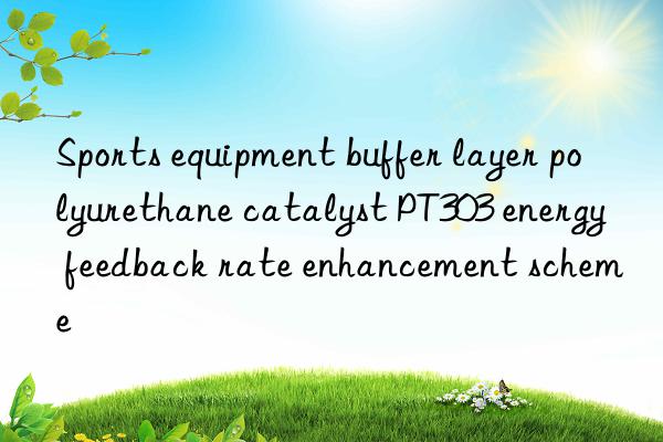 sports equipment buffer layer polyurethane catalyst pt303 energy feedback rate enhancement scheme