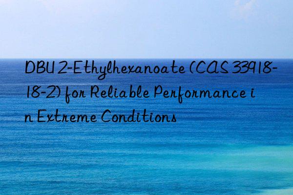 dbu 2-ethylhexanoate (cas 33918-18-2) for reliable performance in extreme conditions