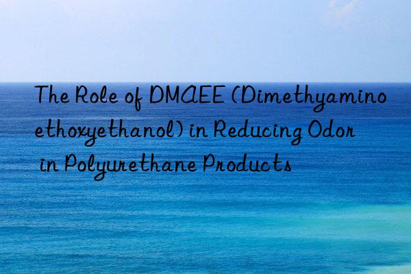 the role of dmaee (dimethyaminoethoxyethanol) in reducing odor in polyurethane products