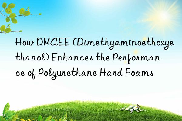 how dmaee (dimethyaminoethoxyethanol) enhances the performance of polyurethane hard foams