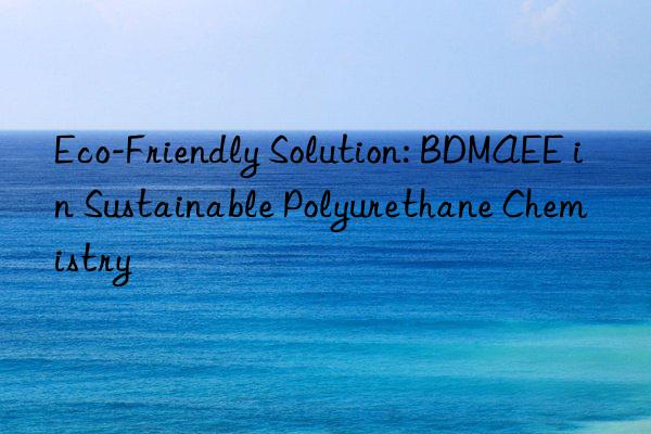 eco-friendly solution: bdmaee in sustainable polyurethane chemistry