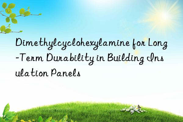 dimethylcyclohexylamine for long-term durability in building insulation panels