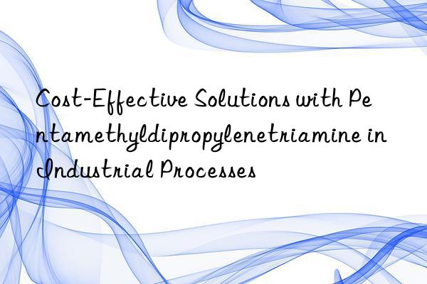 cost-effective solutions with pentamethyldipropylenetriamine in industrial processes