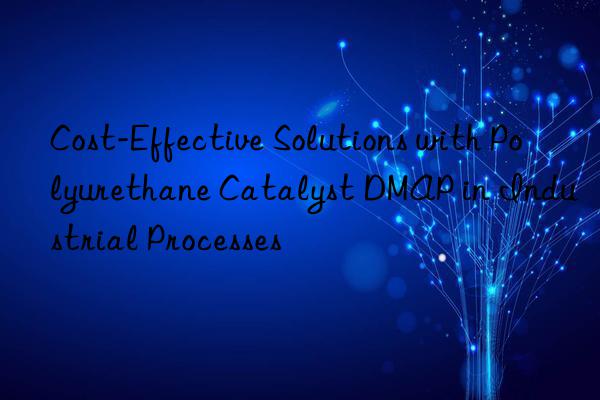 cost-effective solutions with polyurethane catalyst dmap in industrial processes
