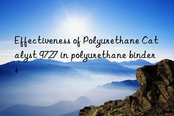 effectiveness of polyurethane catalyst 9727 in polyurethane binders