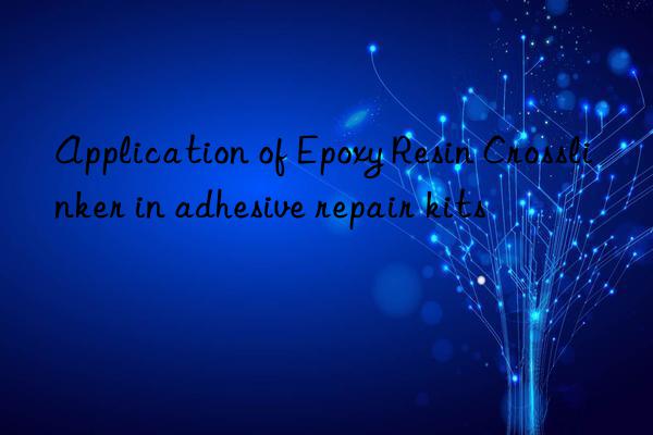 application of epoxy resin crosslinker in adhesive repair kits