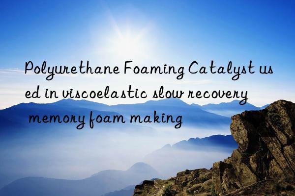 polyurethane foaming catalyst used in viscoelastic slow recovery memory foam making