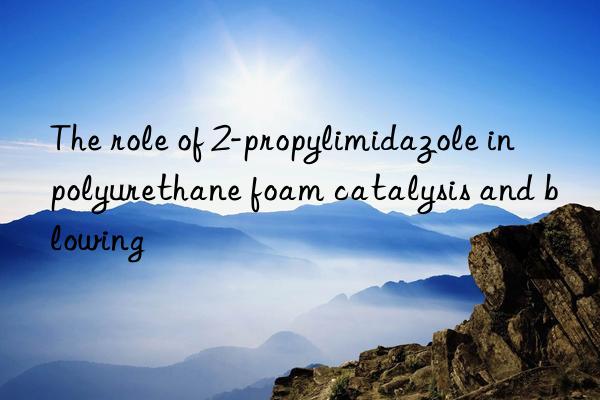 the role of 2-propylimidazole in polyurethane foam catalysis and blowing