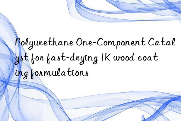 polyurethane one-component catalyst for fast-drying 1k wood coating formulations