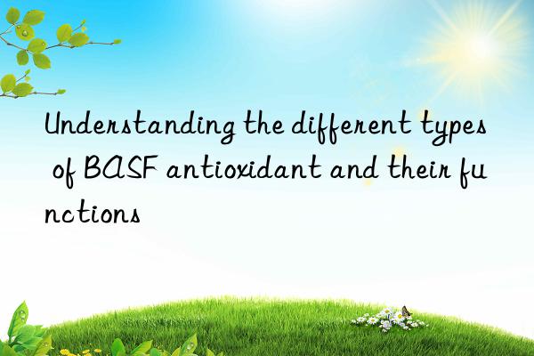 understanding the different types of antioxidant and their functions