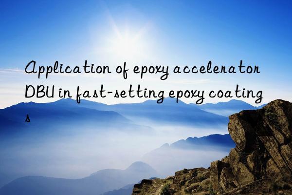 application of epoxy accelerator dbu in fast-setting epoxy coatings