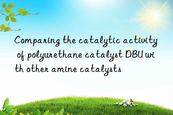 comparing the catalytic activity of polyurethane catalyst dbu with other amine catalysts