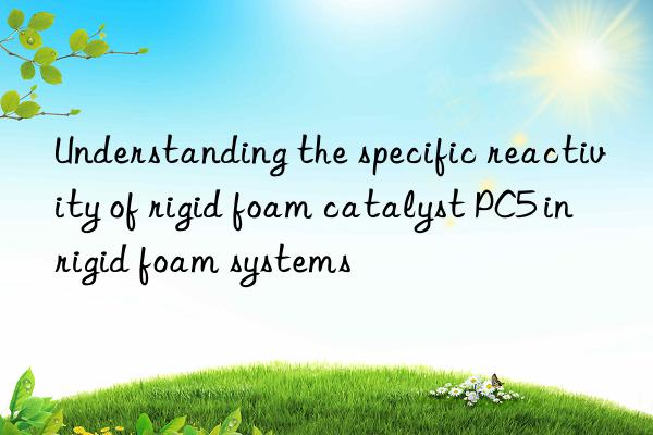 understanding the specific reactivity of rigid foam catalyst pc5 in rigid foam systems