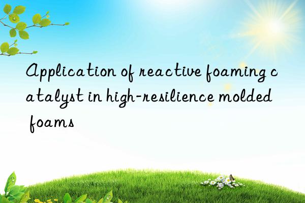 application of reactive foaming catalyst in high-resilience molded foams