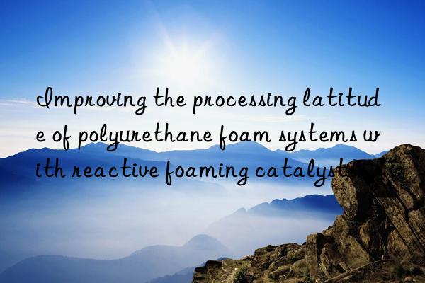 improving the processing latitude of polyurethane foam systems with reactive foaming catalysts