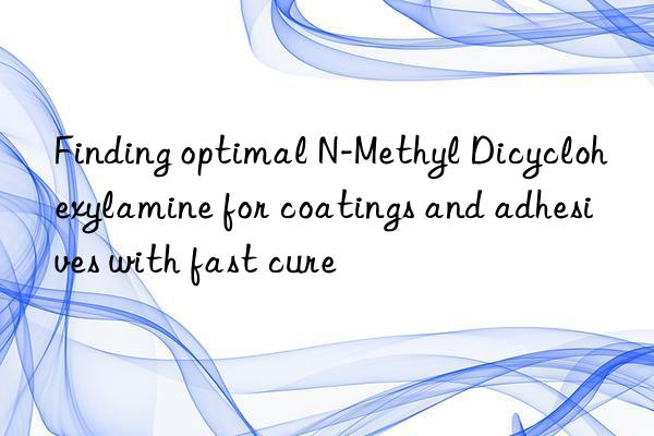 finding optimal n-methyl dicyclohexylamine for coatings and adhesives with fast cure