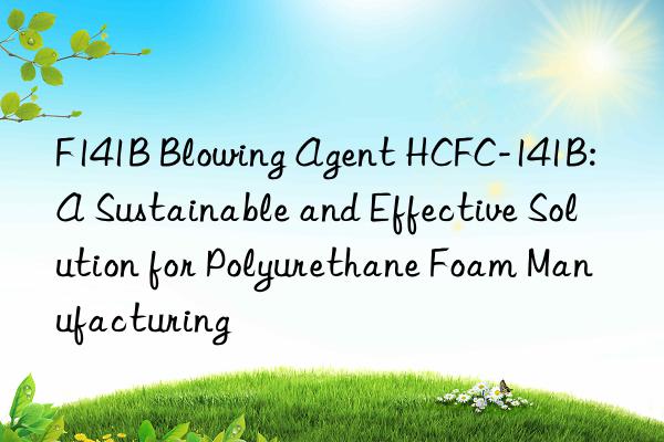 f141b blowing agent hcfc-141b: a sustainable and effective solution for polyurethane foam manufacturing