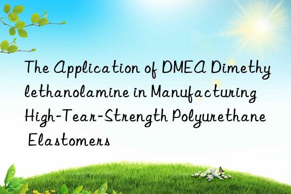 the application of dmea dimethylethanolamine in manufacturing high-tear-strength polyurethane elastomers