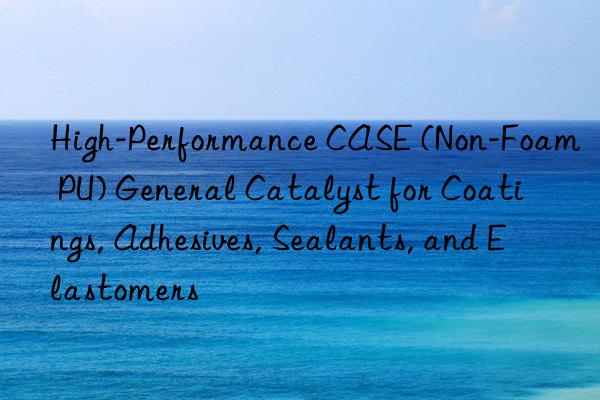 high-performance case (non-foam pu) general catalyst for coatings, adhesives, sealants, and elastomers
