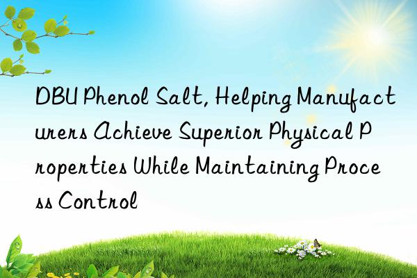dbu phenol salt, helping manufacturers achieve superior physical properties while maintaining process control
