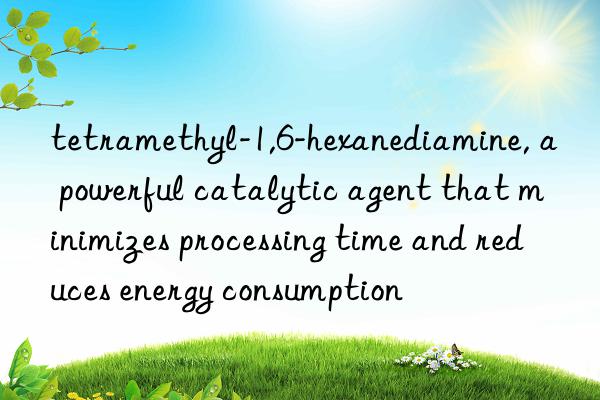 tetramethyl-1,6-hexanediamine, a powerful catalytic agent that minimizes processing time and reduces energy consumption
