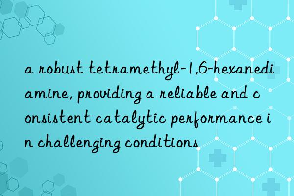 a robust tetramethyl-1,6-hexanediamine, providing a reliable and consistent catalytic performance in challenging conditions