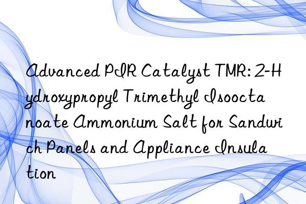 Advanced PIR Catalyst TMR: 2-Hydroxypropyl Trimethyl Isooctanoate Ammonium Salt for Sandwich Panels and Appliance Insulation