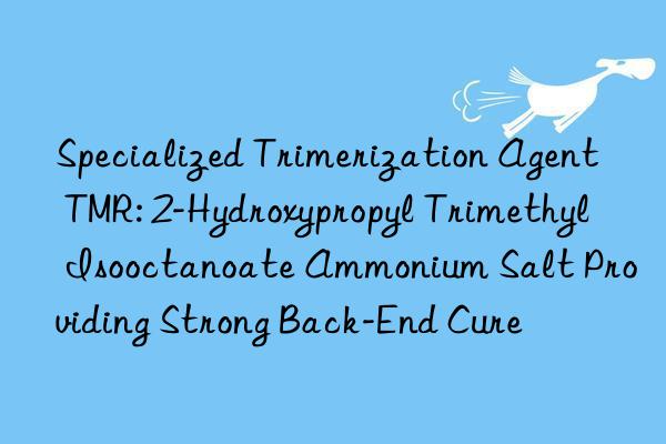 Specialized Trimerization Agent TMR: 2-Hydroxypropyl Trimethyl Isooctanoate Ammonium Salt Providing Strong Back-End Cure