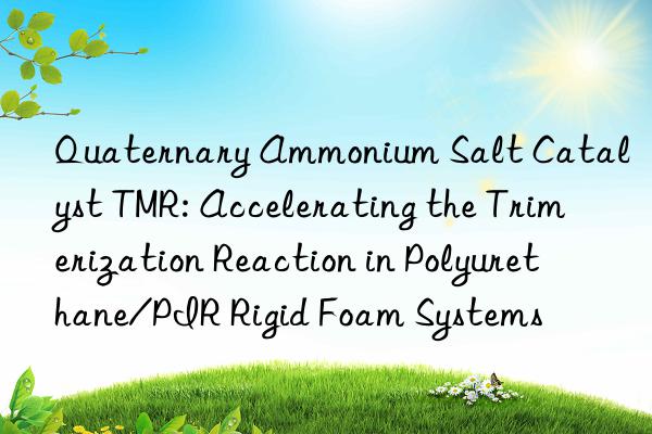 Quaternary Ammonium Salt Catalyst TMR: Accelerating the Trimerization Reaction in Polyurethane/PIR Rigid Foam Systems