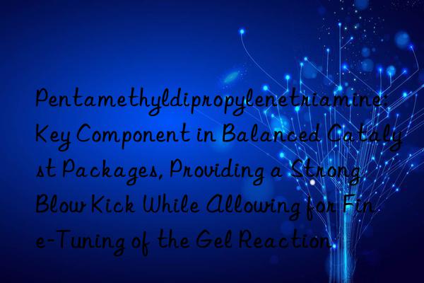 Pentamethyldipropylenetriamine: Key Component in Balanced Catalyst Packages, Providing a Strong Blow Kick While Allowing for Fine-Tuning of the Gel Reaction