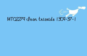 mt02279 iron trioxide 1309-37-1