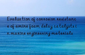 evaluation of corrosion resistance of amine foam delay catalysts in marine engineering materials