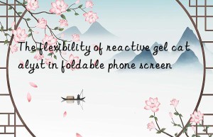 the flexibility of reactive gel catalyst in foldable phone screen